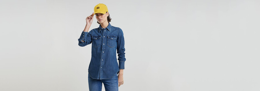slim western shirt