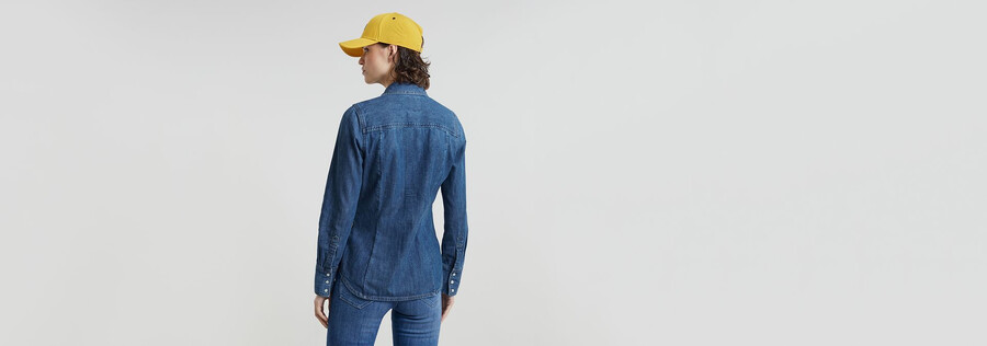 slim western shirt