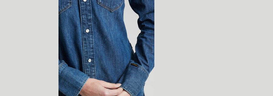 slim western shirt