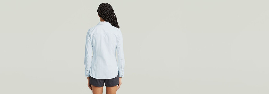 slim western shirt
