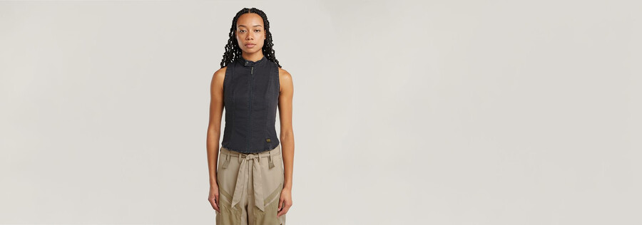 sleeveless top