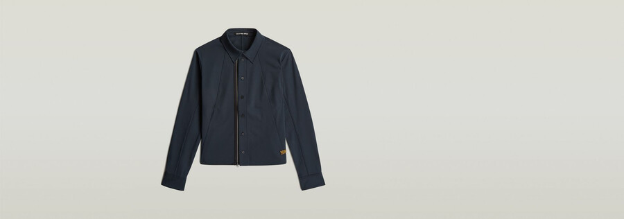 zip slim shirt