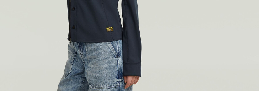 zip slim shirt