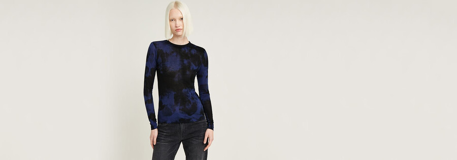 vintage wash slim top