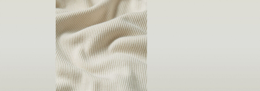 ribbed slim polo