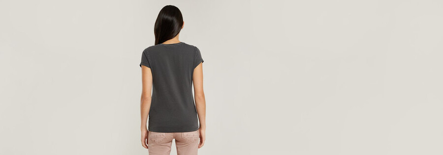 overdyed eyben slim v-neck top 2.0