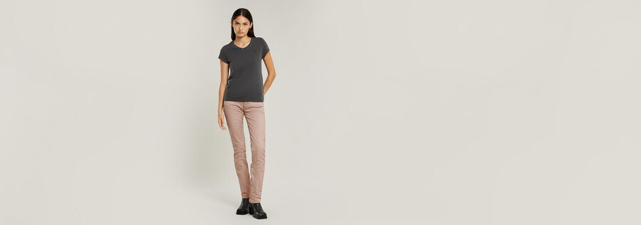 overdyed eyben slim v-neck top 2.0