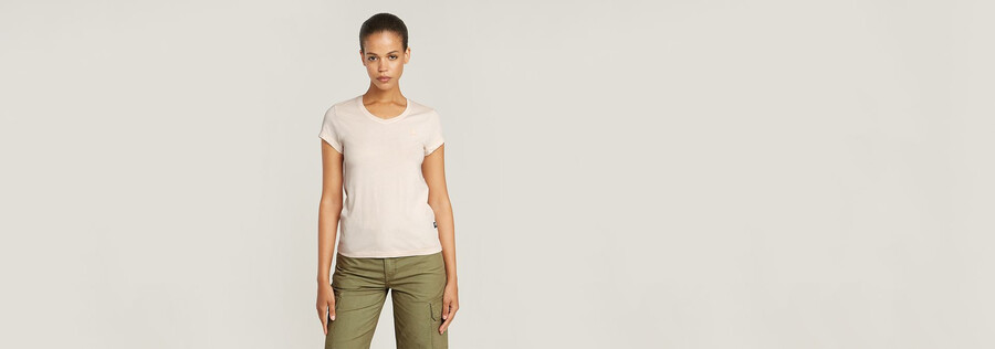 overdyed eyben slim v-neck top 2.0