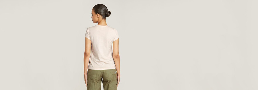 overdyed eyben slim v-neck top 2.0