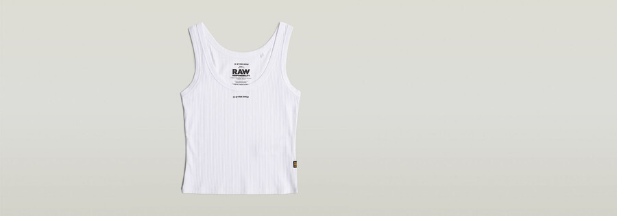 slim rib tank top