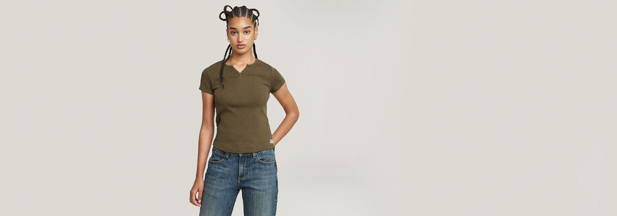 micro placket slim top