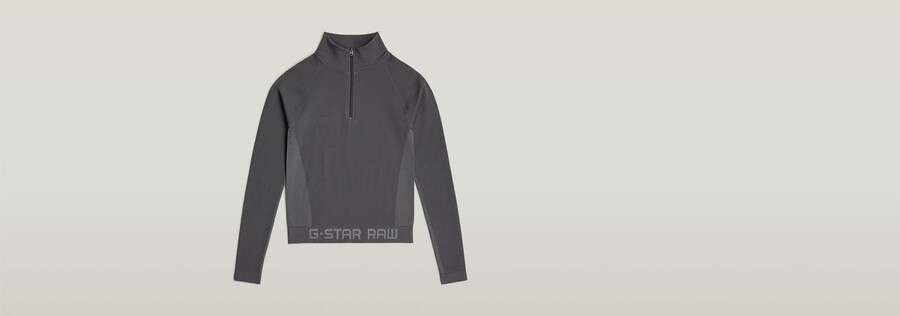 seamless zip top