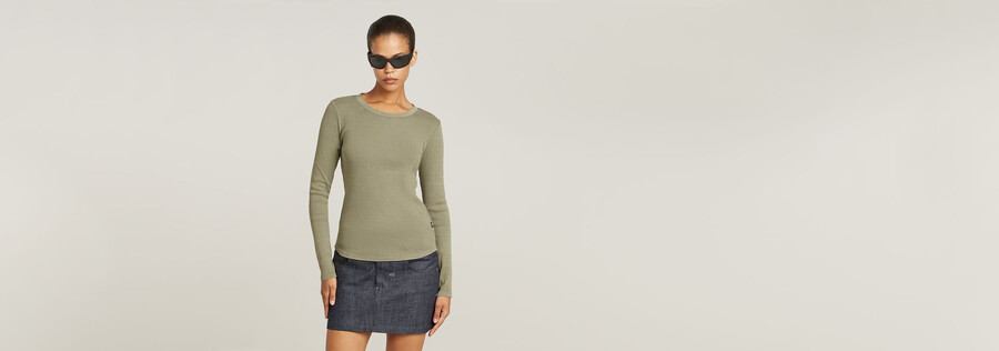 overdyed slim top