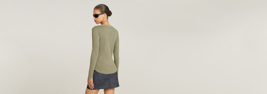 overdyed slim top