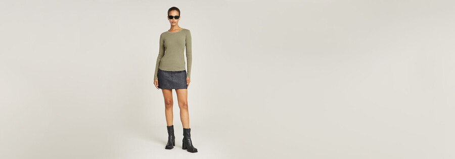 overdyed slim top