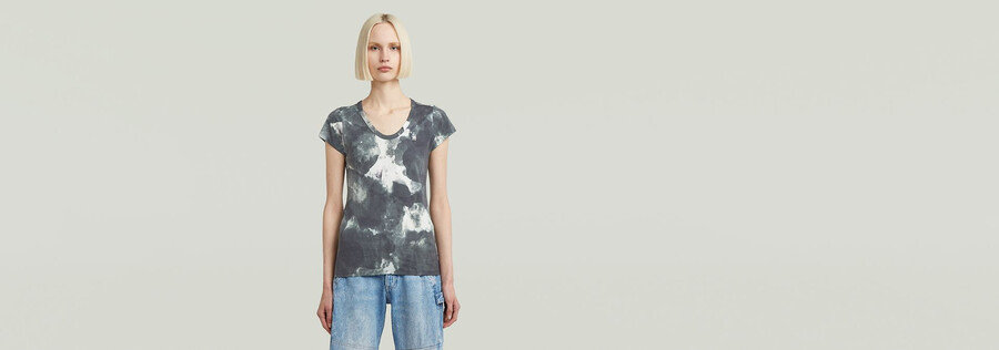 printed slim top