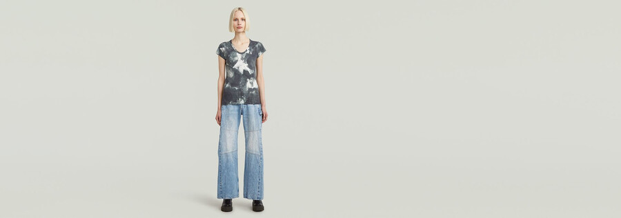 printed slim top