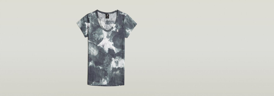 printed slim top