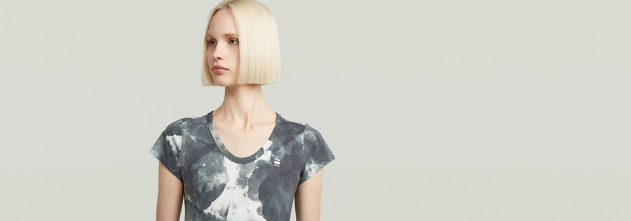 printed slim top