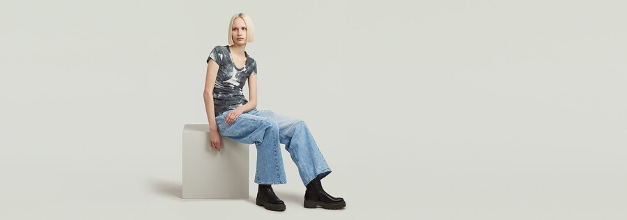 printed slim top