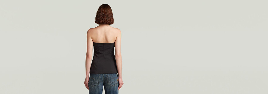 strapless waistcoat