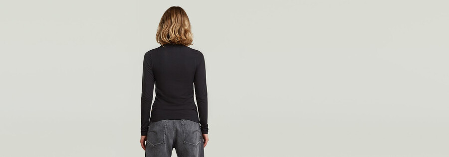 mock slim t-shirt