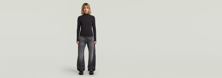 mock slim t-shirt