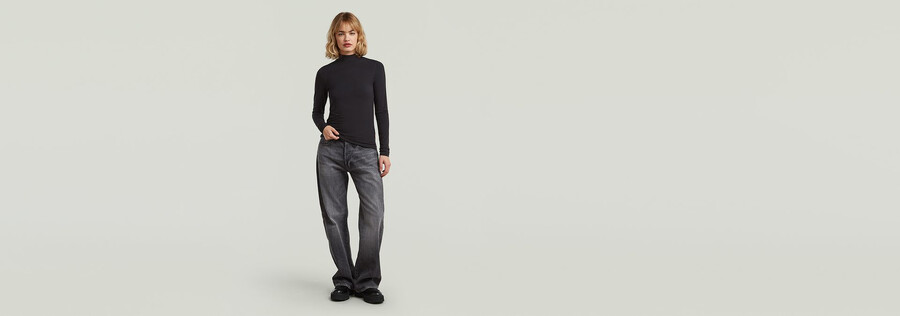 mock slim t-shirt