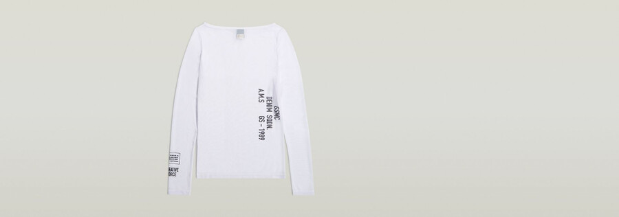 stencil boat slim t-shirt