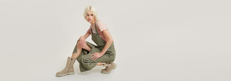 dungaree dress