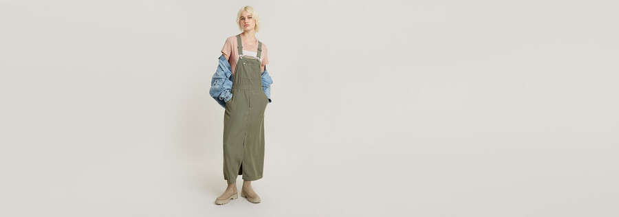 dungaree dress