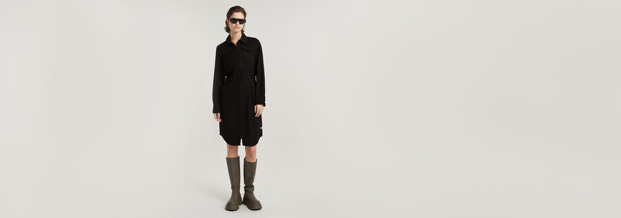 military shirt dress