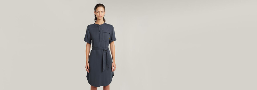 belted dress