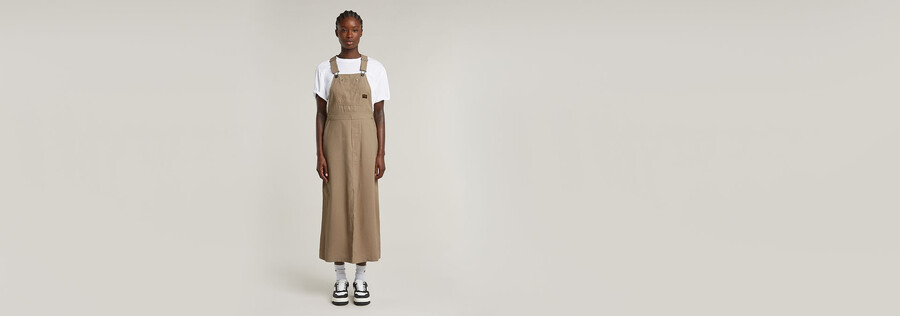 dungaree dress