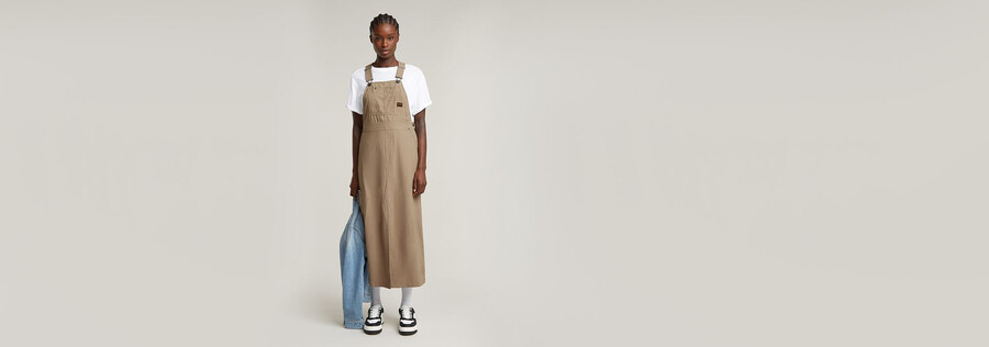 dungaree dress