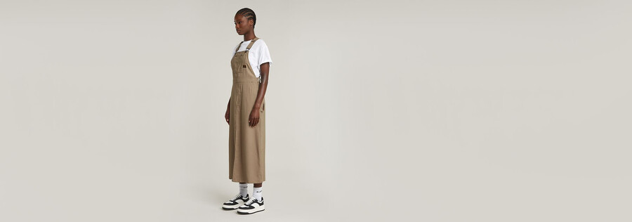 dungaree dress