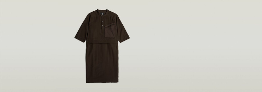 half placket shirt dress