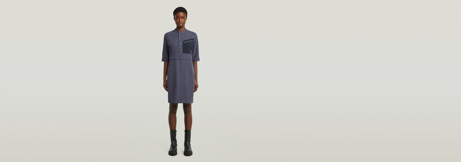 half placket shirt dress