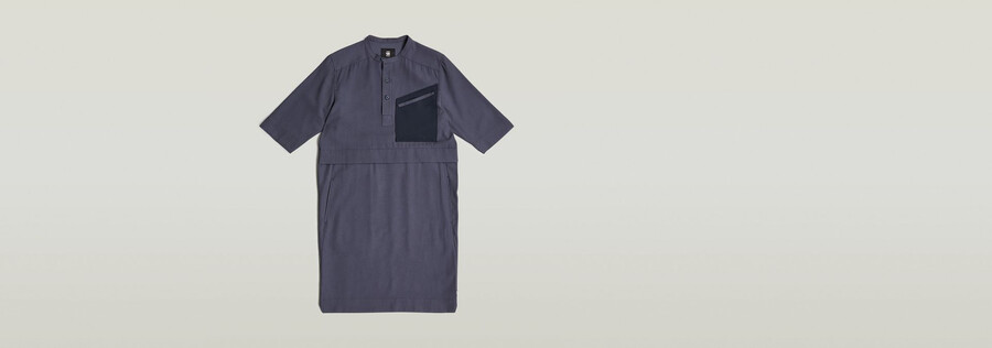 half placket shirt dress