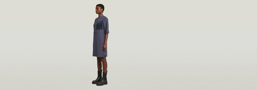half placket shirt dress