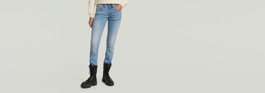 midge saddle mid straight jeans