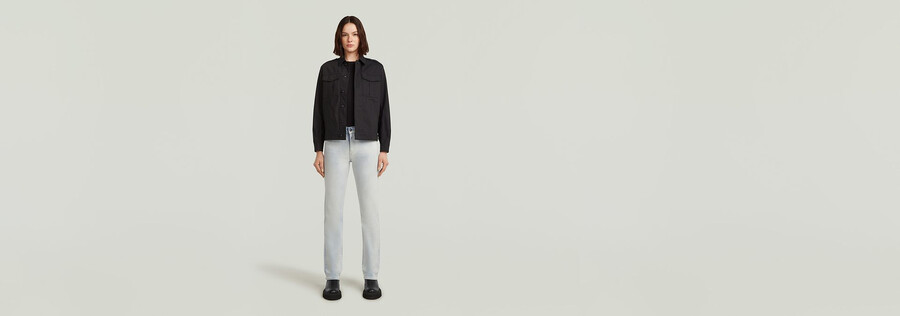 strace straight jeans