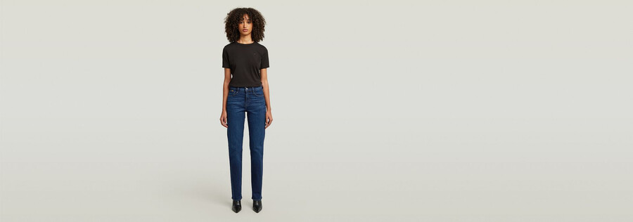 strace straight jeans