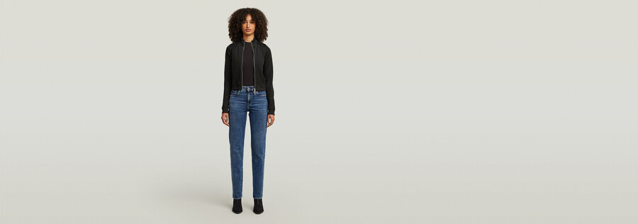 strace straight jeans