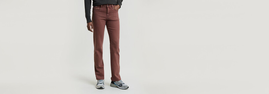 strace straight jeans