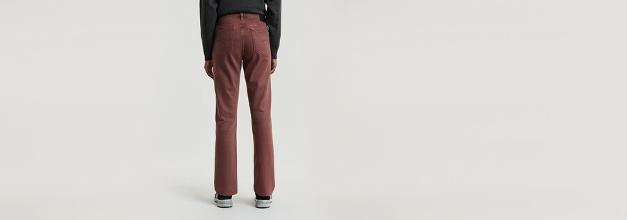 strace straight jeans