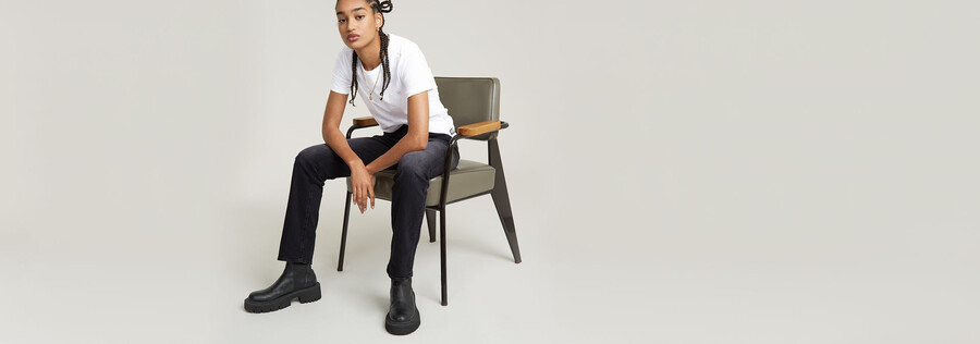 strace straight jeans
