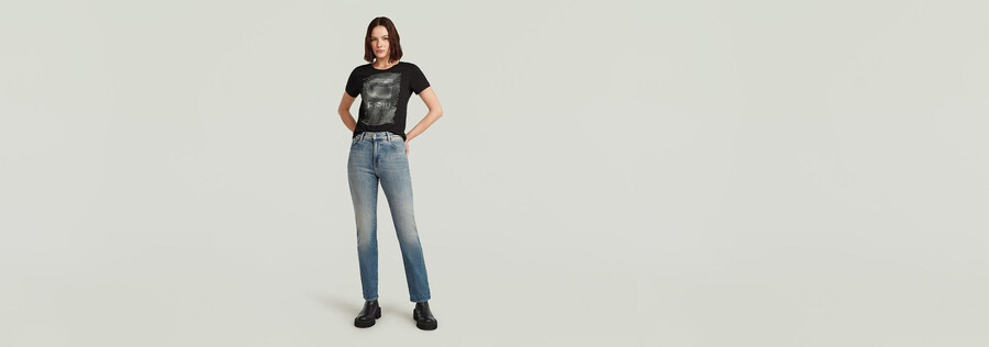 viktoria high straight jeans