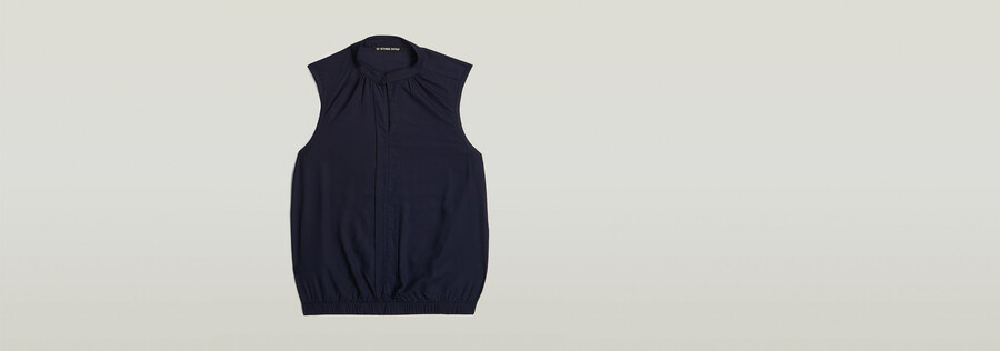 stand up collar top