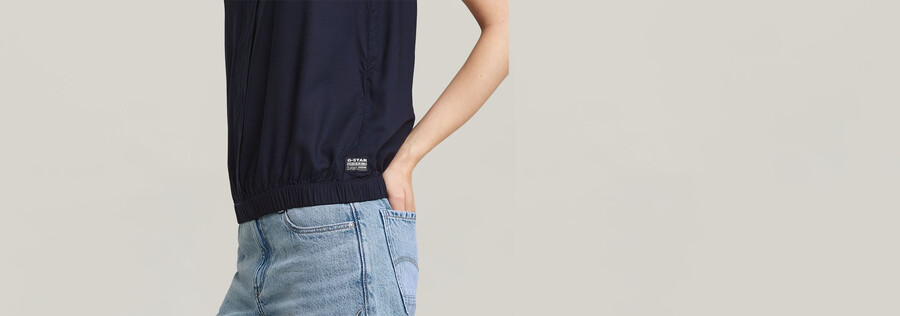stand up collar top